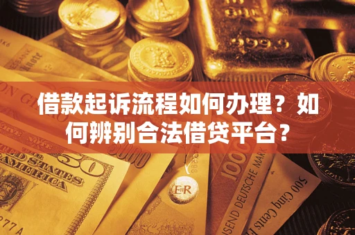 武汉借款起诉流程如何办理？如何辨别合法借贷平台？