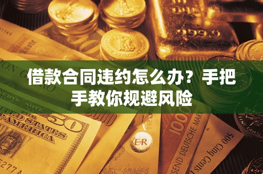 武汉借款合同违约怎么办？手把手教你规避风险