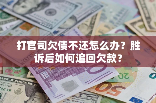 武汉打官司欠债不还怎么办？胜诉后如何追回欠款？