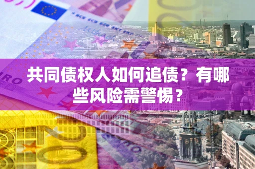 武汉共同债权人如何追债？有哪些风险需警惕？